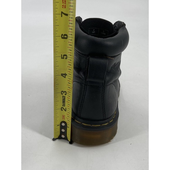 Dr. Martens 939 Black Leather 6-Eye Lace Up Boots-Sz-5M/ Women's-6M - Picture 10 of 15
